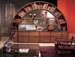 Libreria Arco Carpanelli originale Intarsiata 