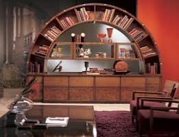 Libreria Arco Carpanelli originale Intarsiata 