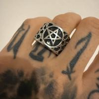 Acciaio anello stella