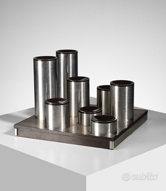 Centrotavola vaso Sambonet modello scacchiera