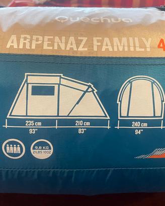 Tenda Arpenaz Family 4.1 con accessori
