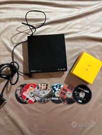 Lettore DVD Audiola + 6 Film DVD Originali + Cavo