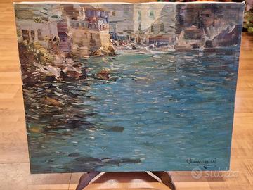 Dipinto olio su tela Venezia di Campagnari