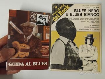 2 VECCHI LIBRI MUSICA BLUES VINTAGE ANNI 80 /90