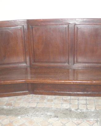 Panca angolata fine 500 noce