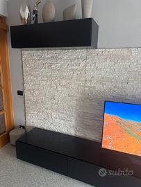 Parete attrezzata sala