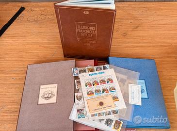Quatro volumi libri francobolli