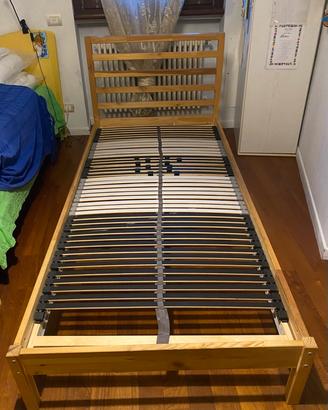 Struttura letto  singolo con doghe IKEA