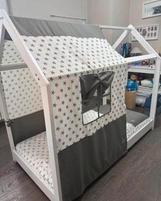 Lettino bimbo montessoriano