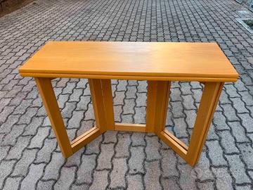 Tavolo consolle apribile in legno