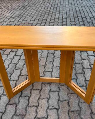 Tavolo consolle apribile in legno