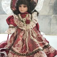 bambola vintage porcellana da collezione 