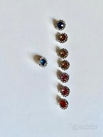 Bottoni strass colorati