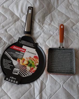 Piastra cucina Tescoma + padella piastra Aeternum