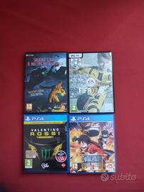 Giochi PS4 e PC 