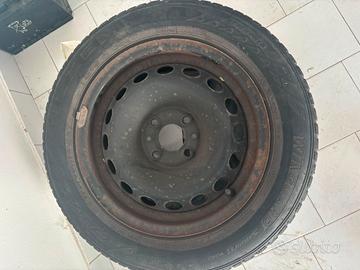 2 ruote fiat  500 con catene neve nuove