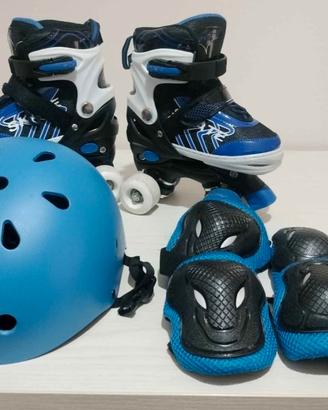 Pattini bambino 4 ruote regolabili