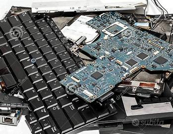 materiale informatico vario rotto o difettoso