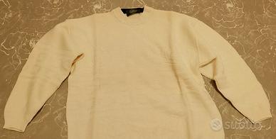 maglione bianco panna