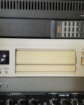 Fostex D-5 con manuale e TELECOMANDO ORIGINALE