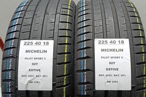 2 GOMME 225 40 18 MICHELIN RIF3767
