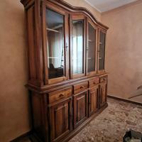 Credenza in legno robusto 2 pezzi