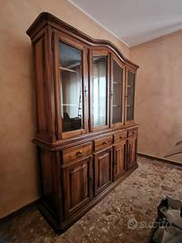 Credenza in legno robusto 2 pezzi