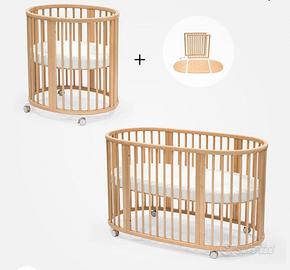Lettino Stokke con estensioni