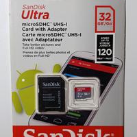 Sandisk Ultra SDXC da 64 GB,Velocità: 120M