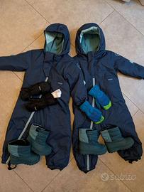 Set da neve per gemelli 2-3 anni