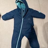 Tuta neve e scarpocini decathlon 24 mesi / 2 anni