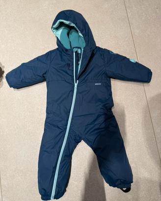 Tuta neve e scarpocini decathlon 24 mesi / 2 anni