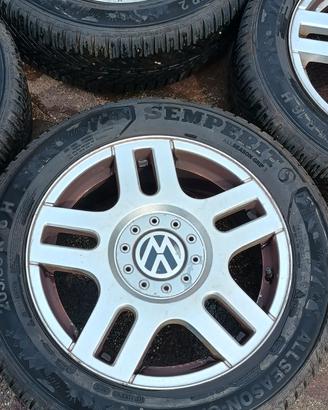 cerchi in lega e gomme vw golf 4