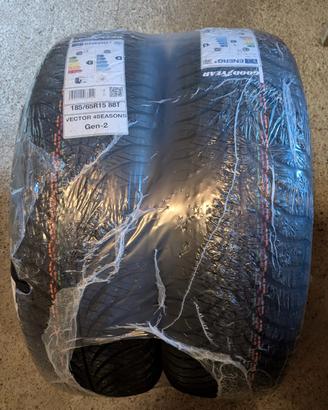 4 gomme nuove 4 stagioni Goodyear Vector 4Seasons 