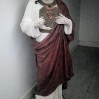 Statua Sacro cuore di Gesù in gesso.