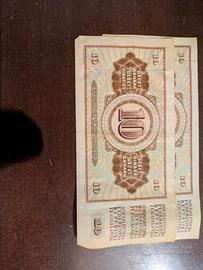 2 x 10 denari 1978, 1968