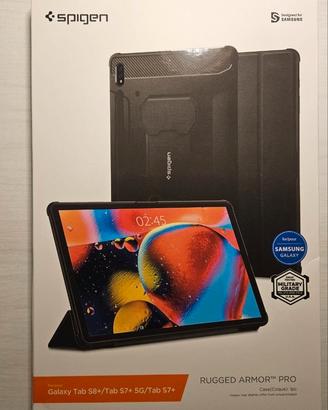 Cover Spigen per Galaxy Tab S8+/Tab S7+ 5G/Tab S7+