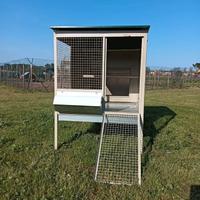 Pollaio in metallo per galline ovaiole Gastone