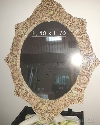 Set da bagno "Vintage" in ceramica tipoCapodimonte