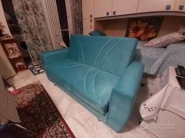 Divano a 2 posti con letto bambino