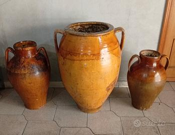 Giare antiche Integre smaltate a due manici