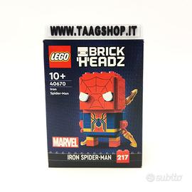 LEGO 40670 IRON SPIDER-MAN BIRCKHEADZ MISB NUOVO