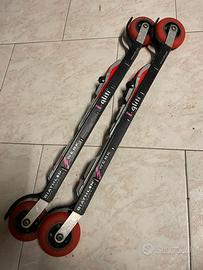 Skiroll i-gliti  modello biathlon Flat chassis