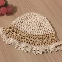 Cappellino in cotone, da 0 a 4 mesi circa