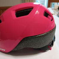 Casco Btwin rosa x bimba