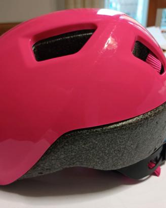 Casco Btwin rosa x bimba