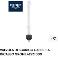 VALVOLA DI SCARICO CASSETTA INCASSO GROHE 42961000