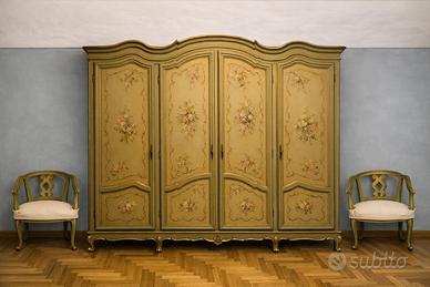 Camera letto matrimoniale completa stile veneziano