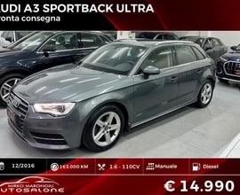 Audi A3 SPB 1.6 TDI Sport FINANZIABILE