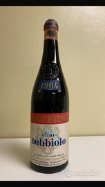 Bottiglia vino nebbiolo 1964 Conterno